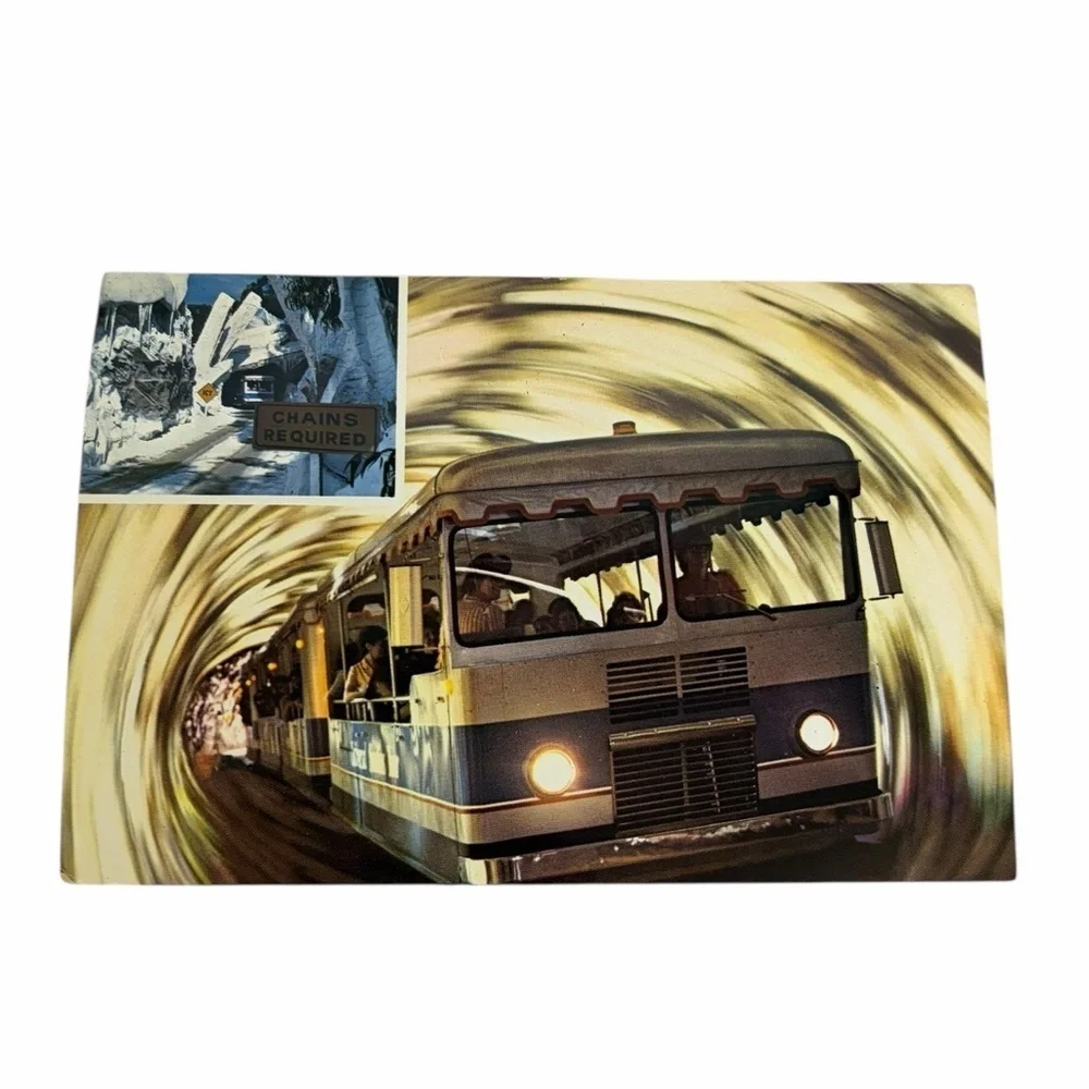 Postcard Universal Studios, The Doomed Glacier Expedition Ride Universal City CA